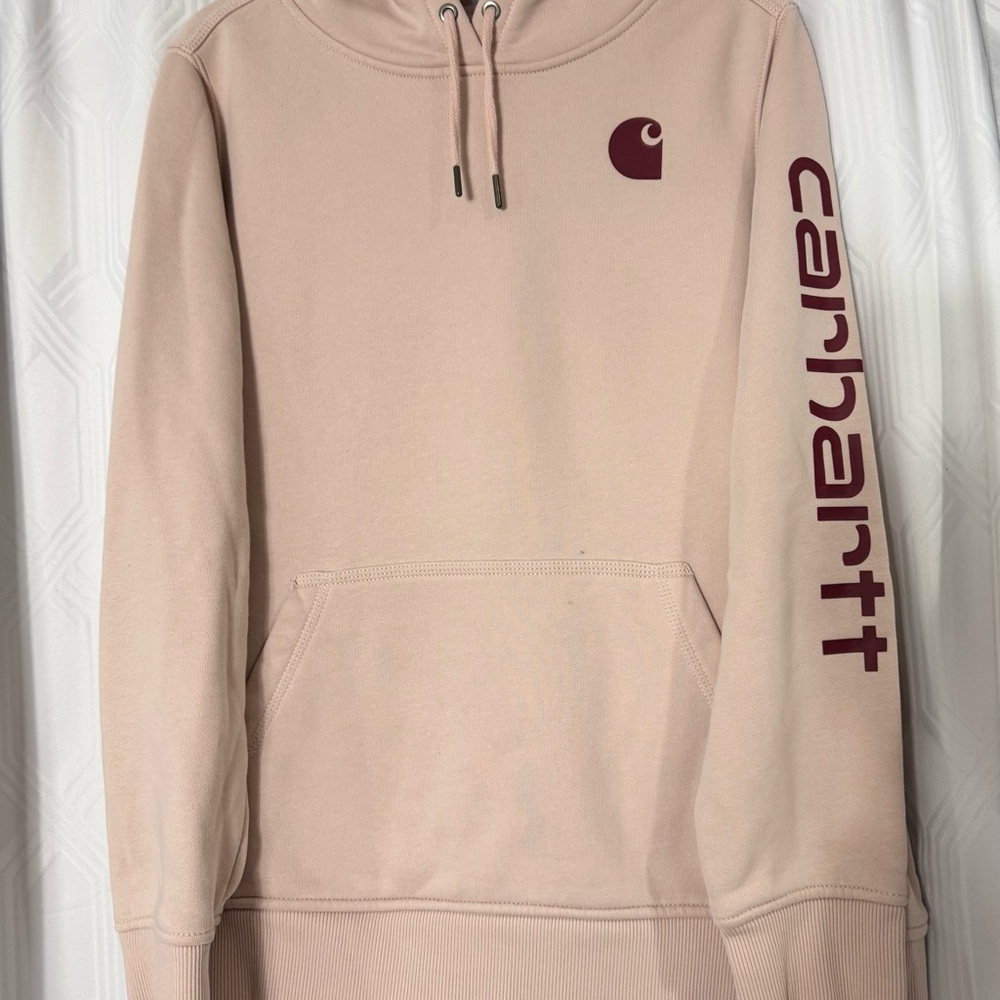 Carhartt Women’s Clarksburg Relaxed Fit Pink Hoodie #102791 - Size XL